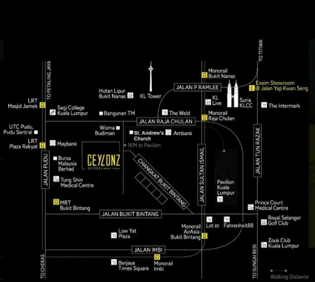 Luxurious Ceylonz Near Bukit Bintang 4pax * Kuala Lumpur