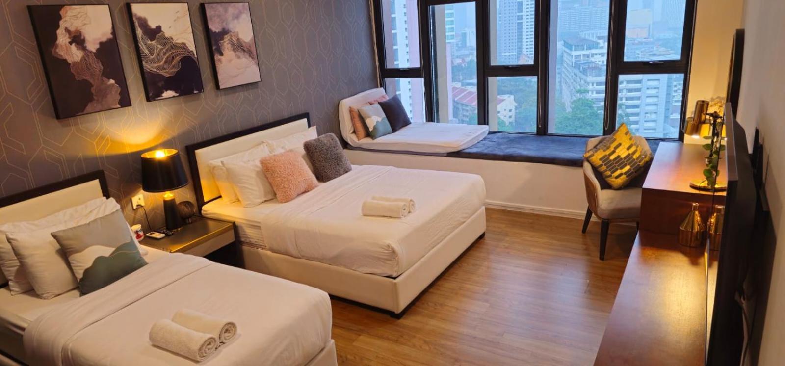 Pangsapuri Luxurious Ceylonz Near Bukit Bintang 4pax *